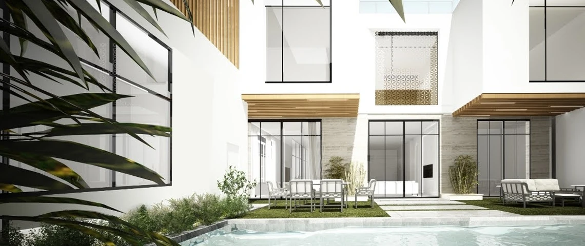 تصميم فلل سكنية حديثة