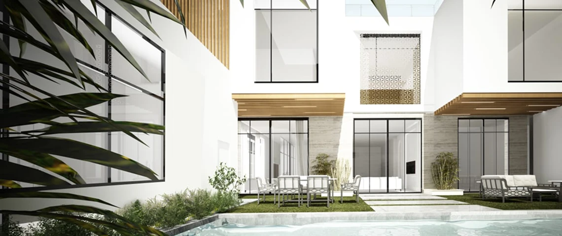 تصميم فلل سكنية حديثة