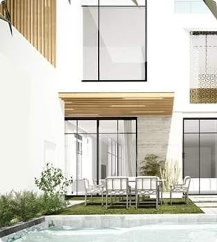 تصميم فيلا سكنية حديثة